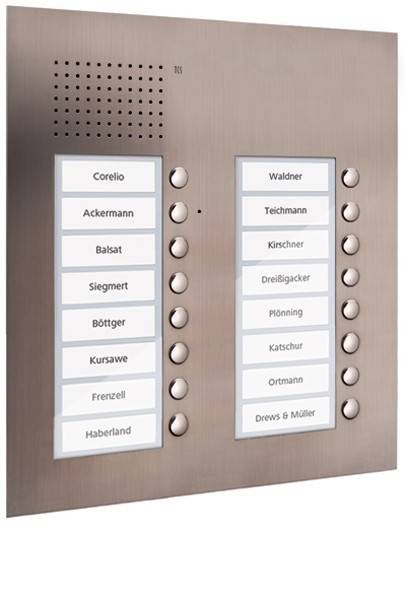 TCS Tür Control Audio Außenstation PUK 16 PUK16/2-ES