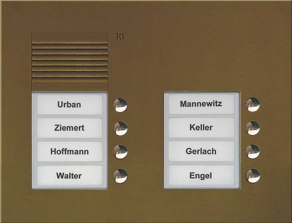 TCS Tür Control Audio Außenstation PUK 8 PUK08/2-EB
