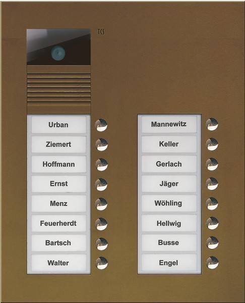 TCS Tür Control Video color Außenstation V AVU15160-0012