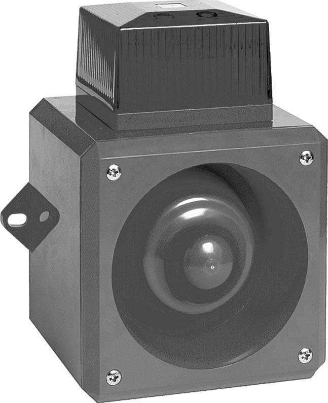 FHF Funke+Huster Schallgeber m.Blitzleuchte AXL05 9-60VDC rot