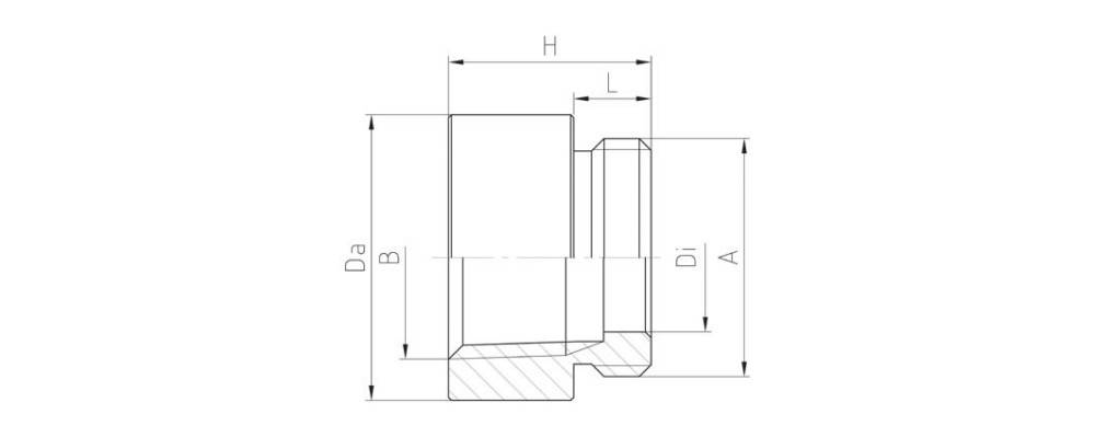 Jacob MS-Übergangstück M32NPT1