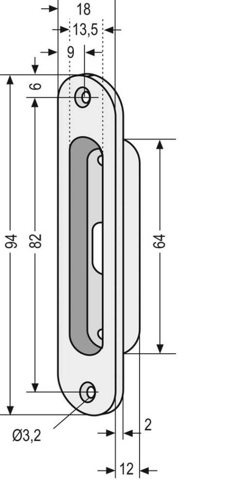 Assa Abloy effeff EINBAUHALTERUNG 10361--------00
