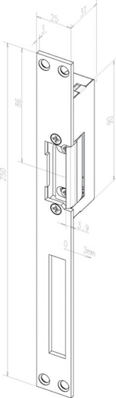 Assa Abloy effeff Türöffner 24Fafix HZ L/R EST