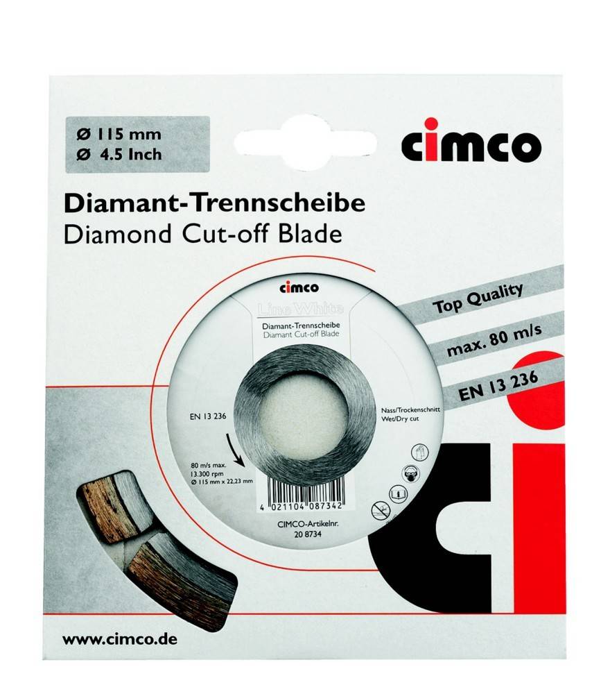 Cimco Werkzeuge Diamanttrennscheibe 208738