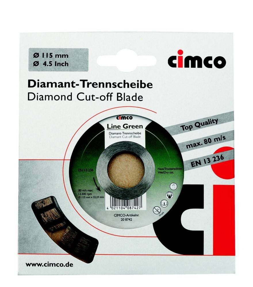 Cimco Werkzeuge Diamanttrennscheibe 208748