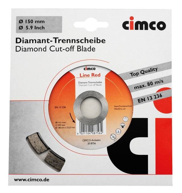 Cimco Werkzeuge Diamanttrennscheibe 208756