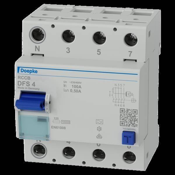 Doepke FI-Schalter DFS4 100-4/0,50-A