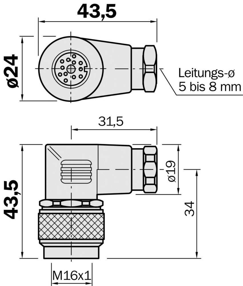 Sick Leitungsdose 6007988