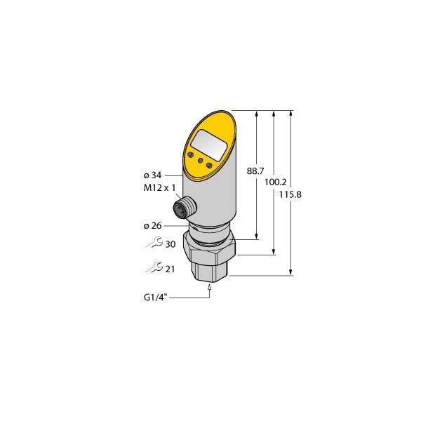 Turck Drucksensor PS100R5012UPN8XH1141
