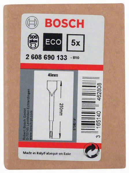 Spatmeißel Gesamt-L.250mm Schneiden-B.40mm SDS-plus 5er Pk.BOSCH