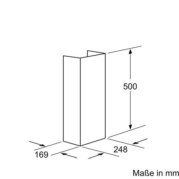 Bosch MDA Kaminverlängerung DHZ1224