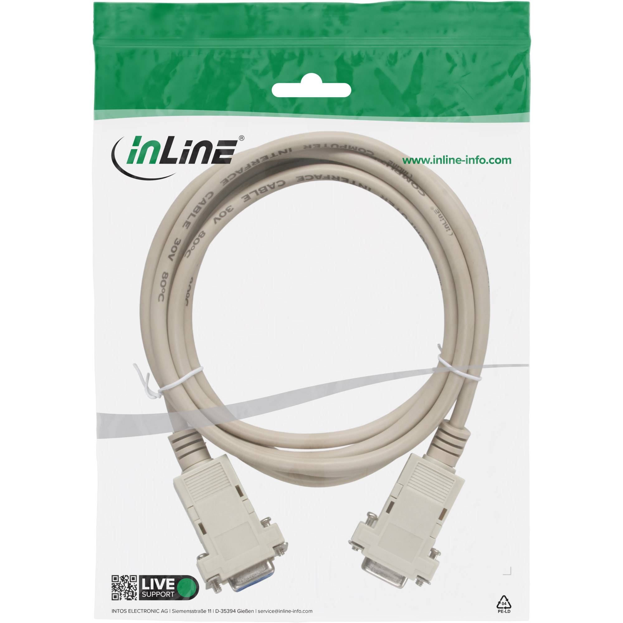 Kindermann RS 232/Nullmodem-Kabel 5826000010