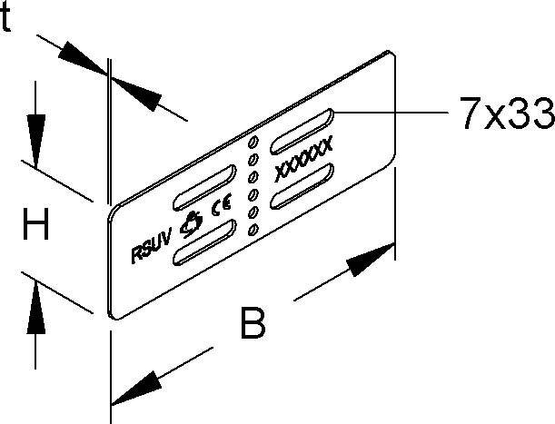 Niedax Verbinder RSUV 60-1.5