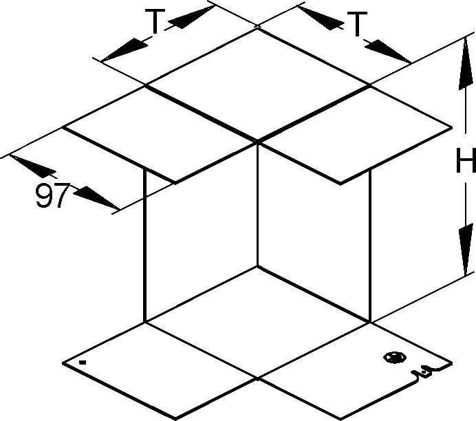 Niedax GK.Inneneck-Einsatz GKIE 170T100 C