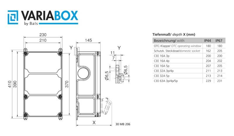 Bals Elektrotech. Steckdosen-Kombination 89090