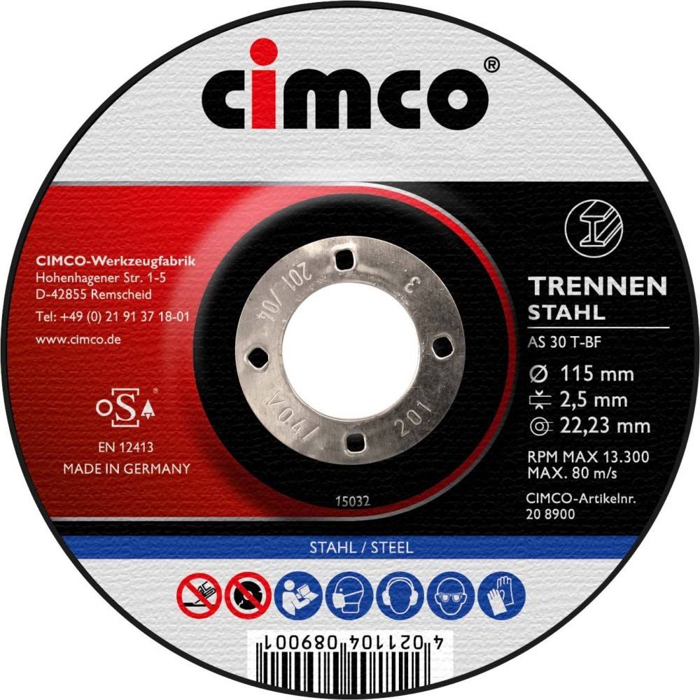 Cimco Werkzeuge Korund-Trennscheibe 208900