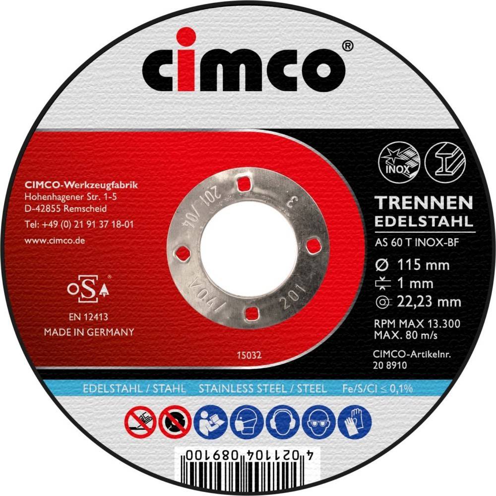 Cimco Werkzeuge Korund-Trennscheibe 208914