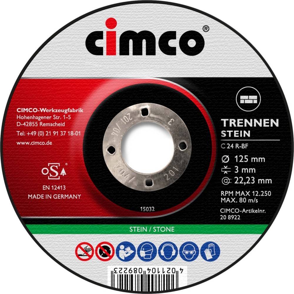 Cimco Werkzeuge Korund-Trennscheibe 208922