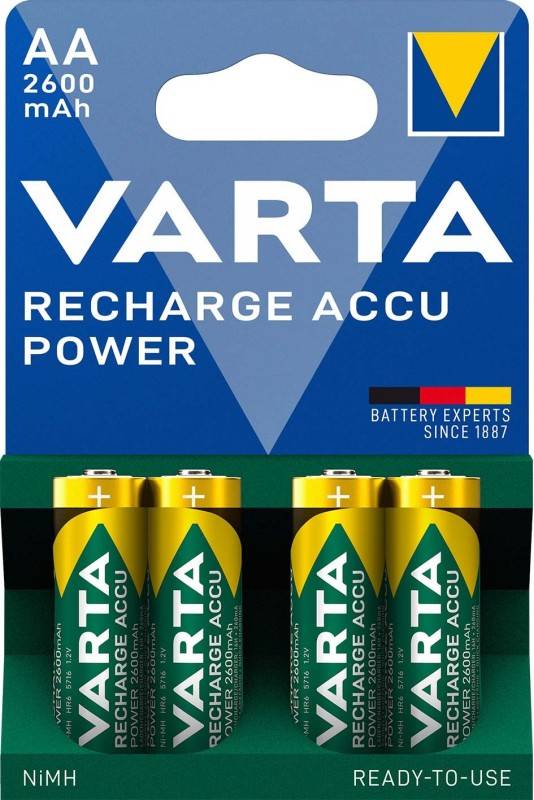 10 Stück Varta Cons.Varta Recharge Accu Power AA 5716 Bli.4