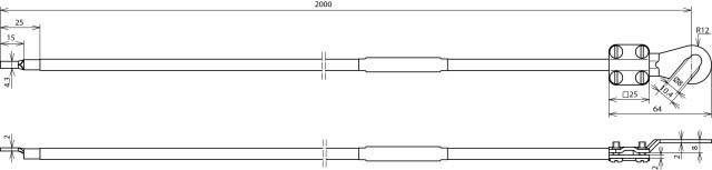 DEHN Erdungsleitung EL10L065M1KSG81SKS10