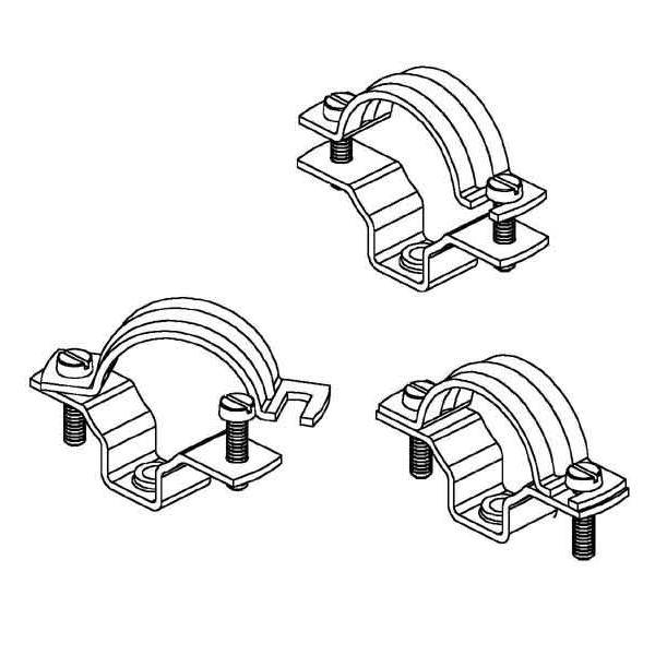 10 Stk. Niedax Abstandschelle SAS 6 V