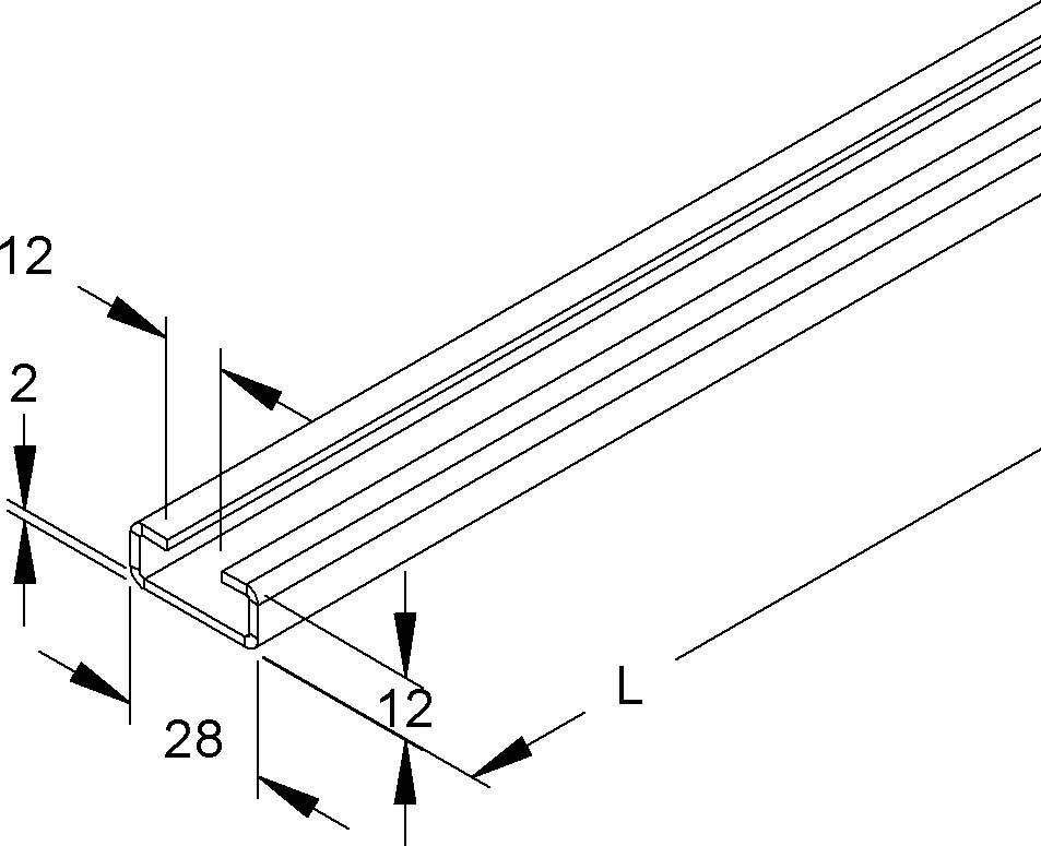 Niedax Ankerschiene 2916/2 FO