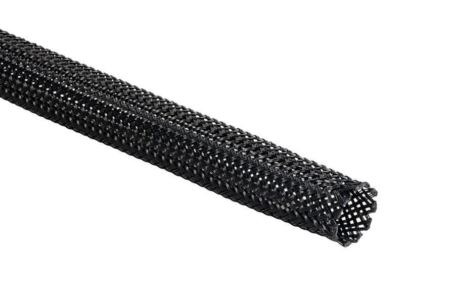 HellermannTyton Geflechtschlauch HEGPA6640-N66-BK-L4