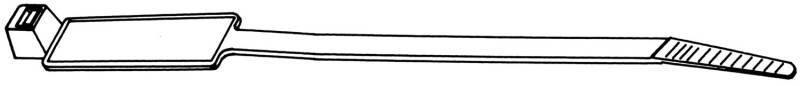 100 Stk. HellermannTyton Kennzeichnungsbinder IT5
