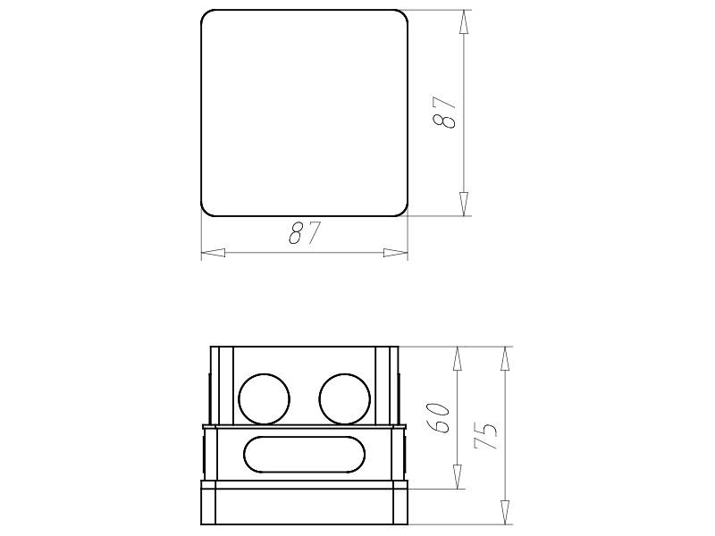 Kaiser UP-Einbaugehäuse 1094-22