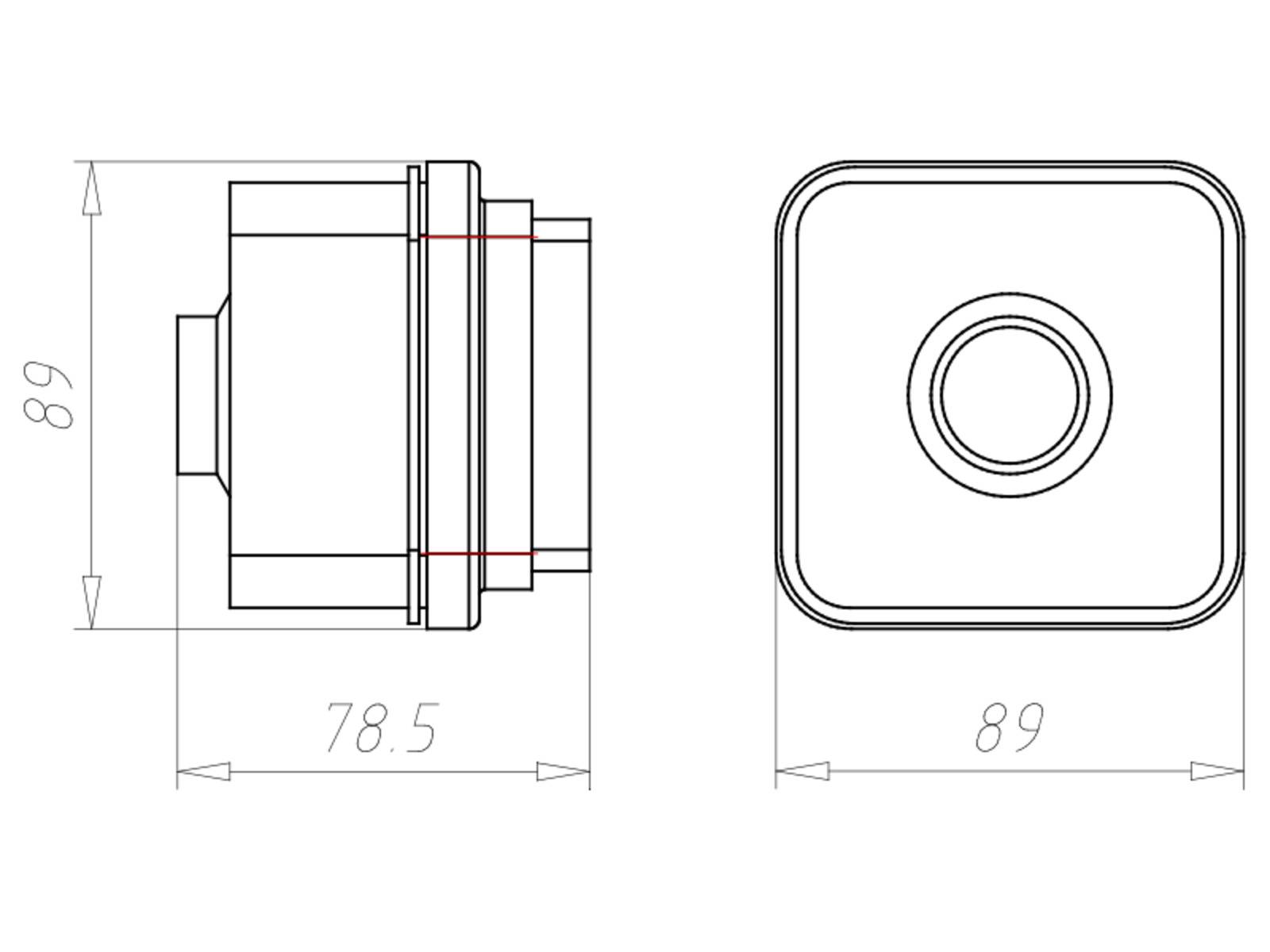Kaiser BB-Einbaugehäuse 1223-22