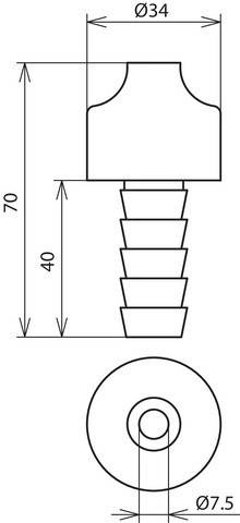 DEHN Dachdurchführung DDF810D34B16K