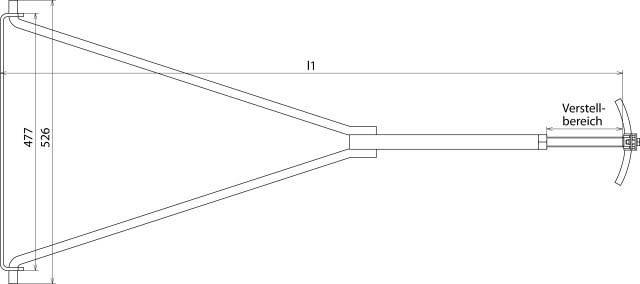 DEHN Traufenstütze TS7.10V1.251.55MV2A