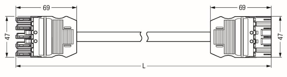 WAGO Kontakttechnik Anschlussleitung 771-9995/107-301