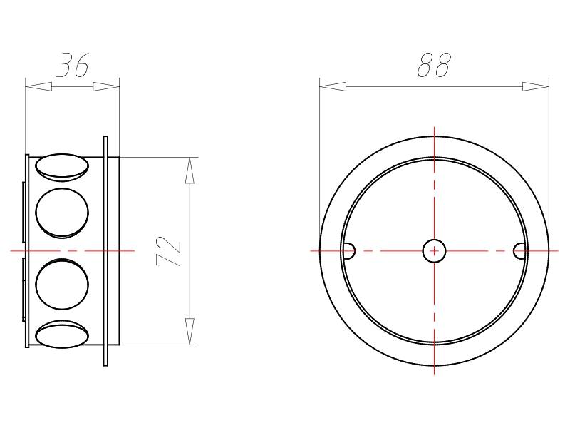 Kaiser Abzweigdose UP 1172-08