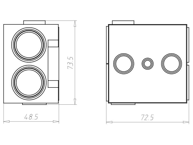 Kaiser Verbindungsdose 1262-61