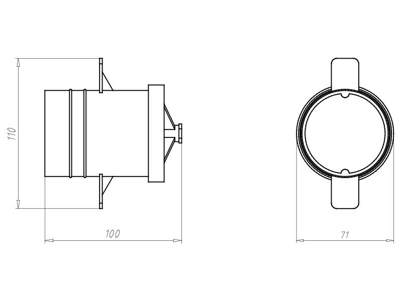 Kaiser Plattendeckendose 1247-01