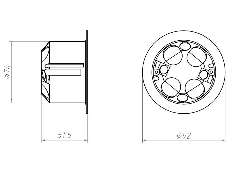 Kaiser Verbindungsdose 9071-77