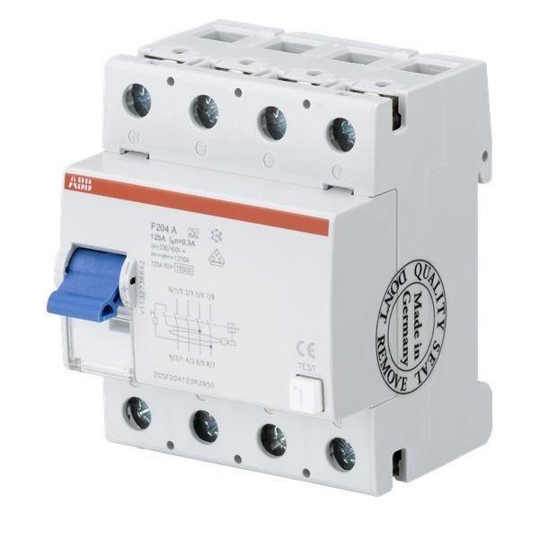 ABB Stotz S&J FI-Schutzschalter F204A-125/0,1L