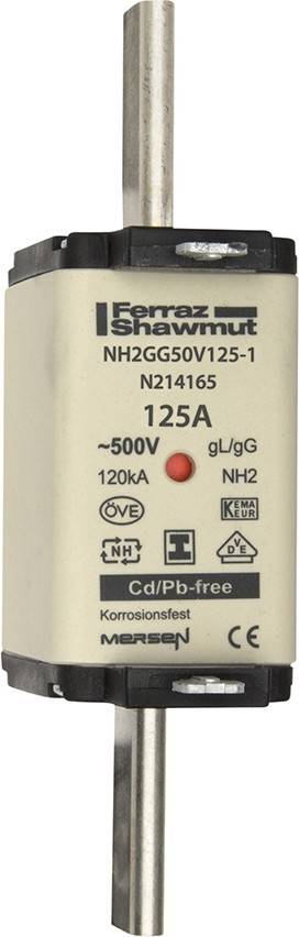 Mersen NH-Sicherungseinsatz SG NH2GG50V125-1