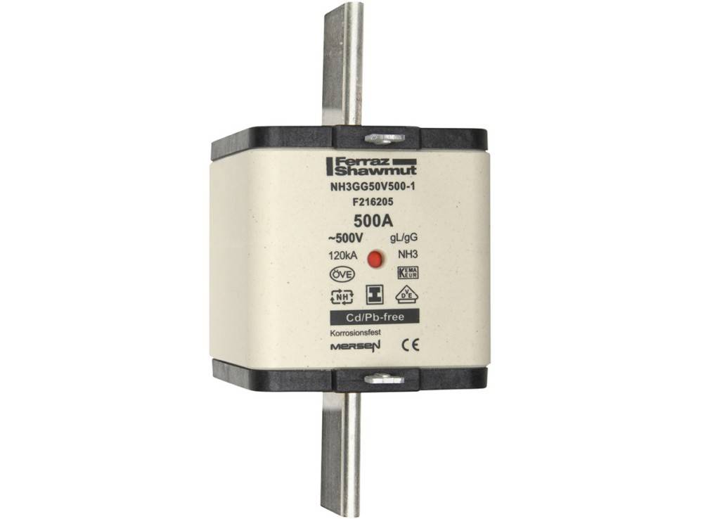 Mersen NH-Sicherungseinsatz SG NH3GG50V500-1