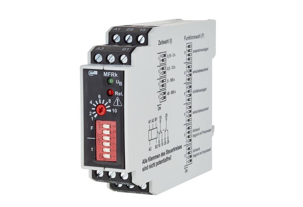2 Stk. Metz Connect Zeitrelais MFRk-E12 0,15-800S