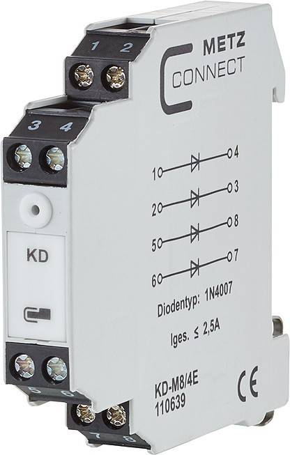 10 Stk. Metz Connect Diodenmodul KD-M8/4E