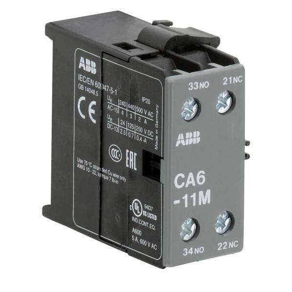 ABB Stotz S&J Hilfsschalterblock CA6-11M