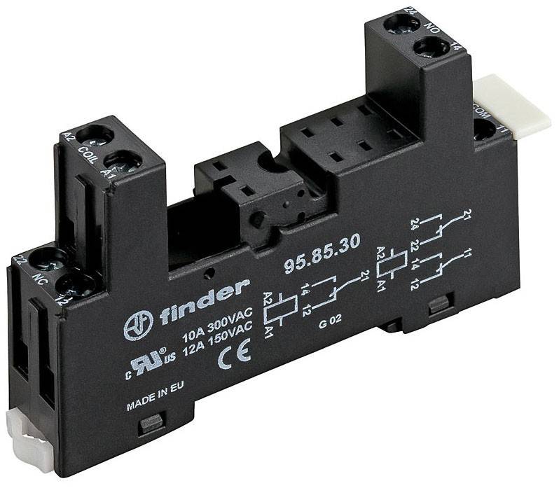 10 Stk. Finder Schraubfassung 95.85.30