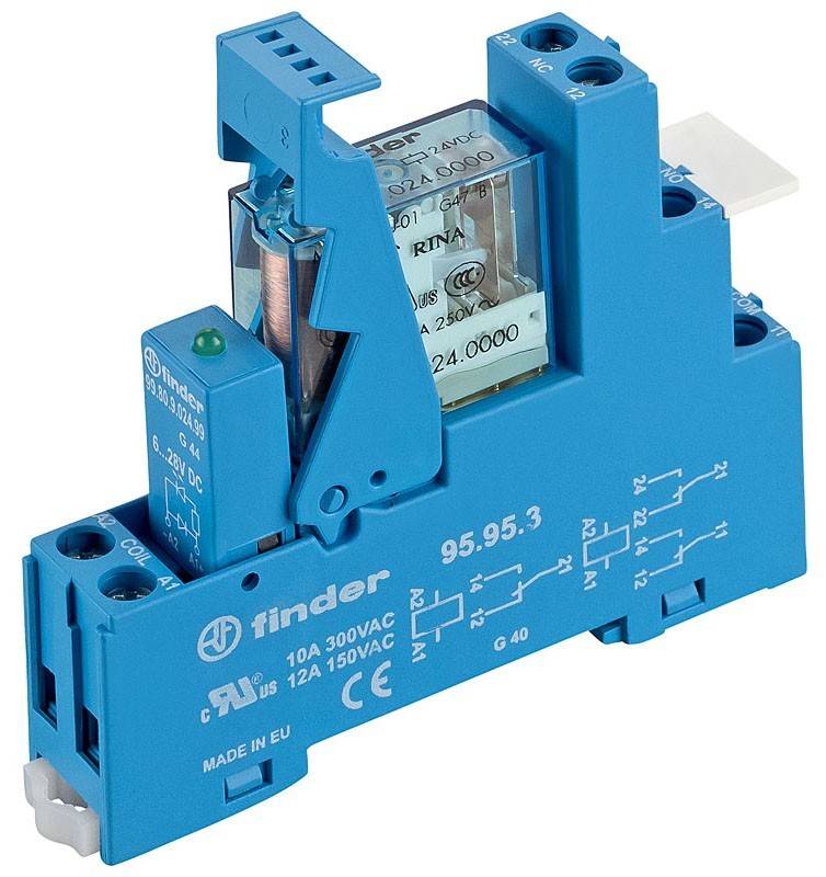 Finder Koppelrel.sensi.24VDC 2W8A 49.52.7.024.0050