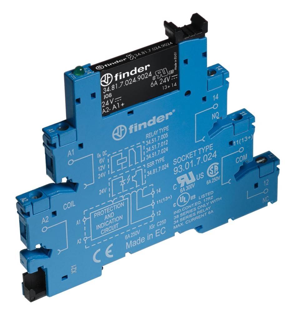 Finder Koppelrelais 240VDC 38.81.3.240.8240