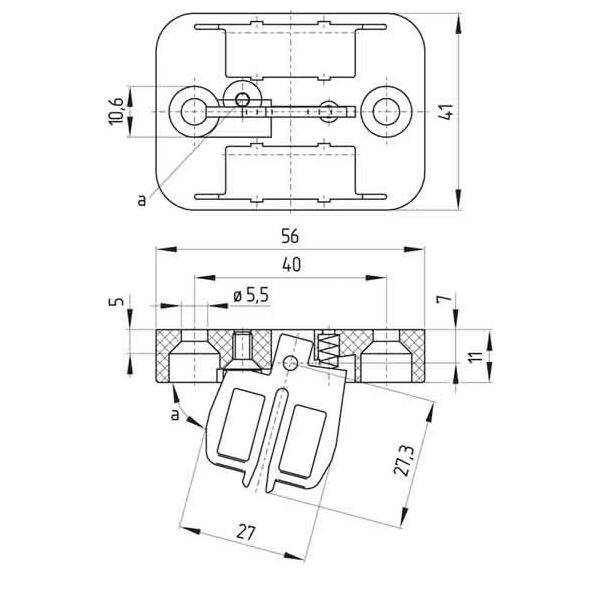 Schmersal Betätiger beweglich BET.AZ15/16-B2-174