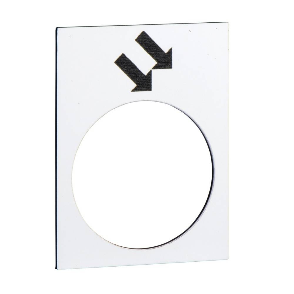 Schneider Electric Symbolschild ZB2BY4914