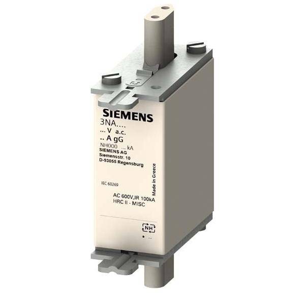 3 Stk. Siemens Dig.Industr. NH-Sicherungseinsatz 3NA3814-6