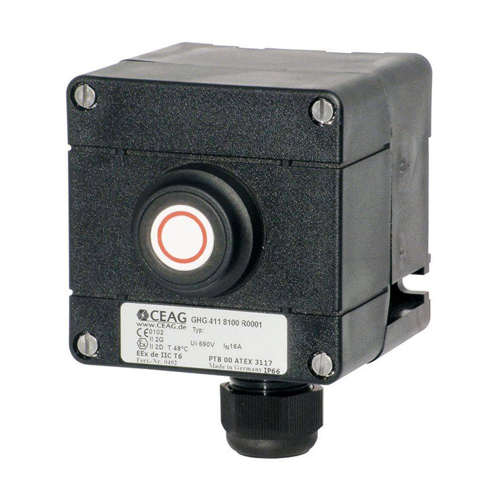 Ceag Sicherheitst. Drucktaster GHG 411 8100 R0001